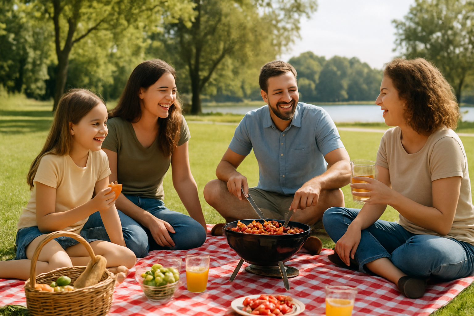 Plekken voor picknicks en barbecues